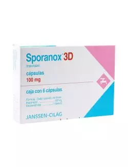 Sporanox 3D 100 mg Caja Con 6 Cápsulas