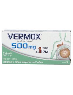 Vermox 500 500mg Caja Con 1 Tableta