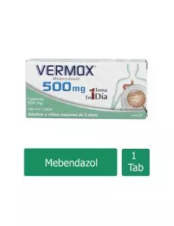 Vermox 500 500mg Caja Con 1 Tableta