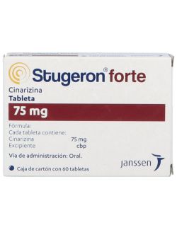 Stugeron Forte 75mg Caja Con 60 Tabletas
