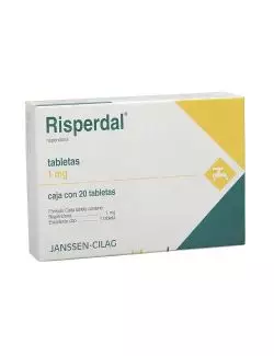 Risperdal® 1 mg - 20 Tabletas | Risperidona | Janssen