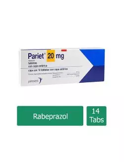 Pariet® 20 mg (Rabeprazol) - 14 Tabletas - Janssen