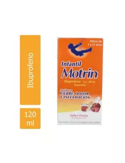 Motrin Infantil 2 g/100 mL Frasco Con 120 mL Sabor Frutas