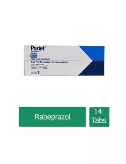 Pariet® 10 mg - Caja con 14 Tabletas Recubiertas | Rabeprazol | Janssen-Cilag