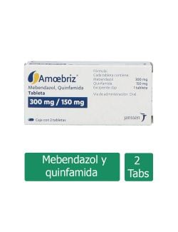 Amoebriz 300 mg / 150 mg Caja Con 2 Tabletas