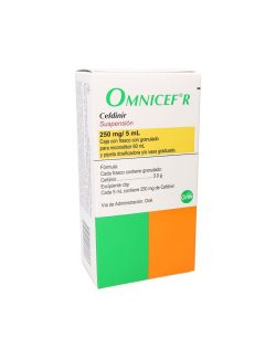 Omnicef R Suspensión 250 mg / 5 mL Caja Con Frasco Con Granulado Con 60 mL - RX2