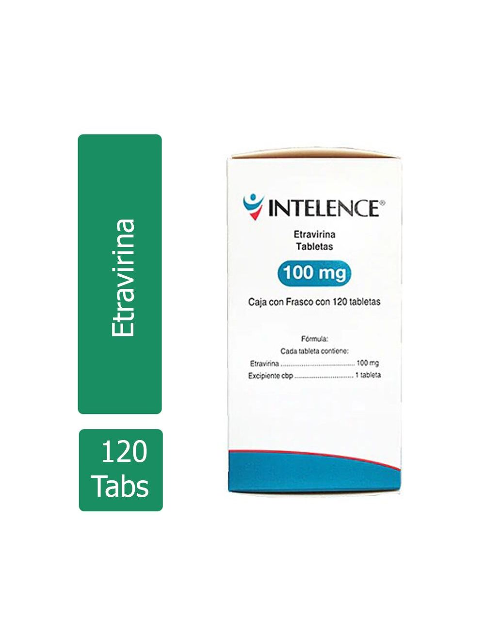 INTELENCE® 100 mg (Etravirina) - 120 Tabletas - Janssen