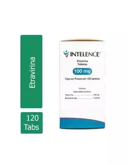 INTELENCE® 100 mg (Etravirina) - 120 Tabletas - Janssen