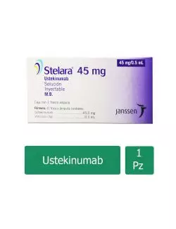 Stelara® 45 mg (Ustekinumab) - 1 Frasco Ámpula de 0.5 ml - Janssen - RX3
