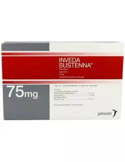 Inveda Sustenna Caja Con Una Jeringa Prellenada De 75 mg y Dos Agujas De Seguridad