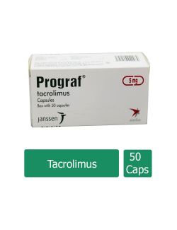 Prograf® 5 mg - 50 Cápsulas | Tacrolimus | Janssen