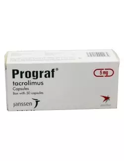 Prograf® 5 mg - 50 Cápsulas | Tacrolimus | Janssen