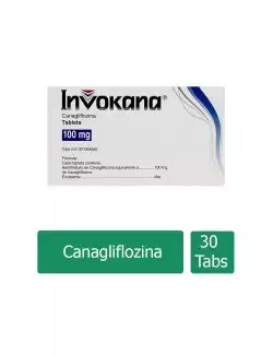 Invokana 100 mg Caja Con 30 Tabletas