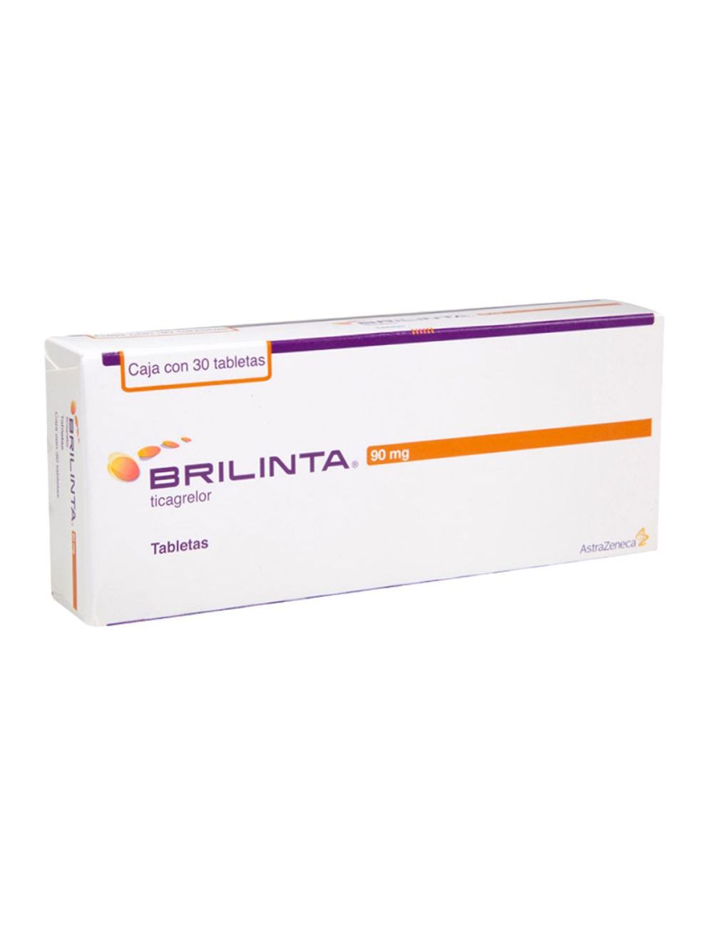 Brilinta 90 mg Caja Con 30 Tabletas - RX