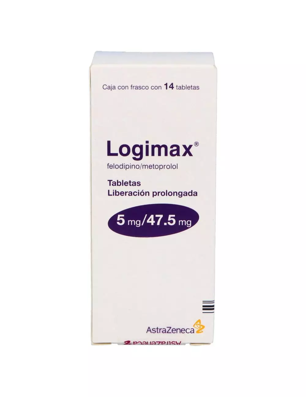 Logimax 5mg / 47.5 mg Caja Con Frasco 14 Tabletas