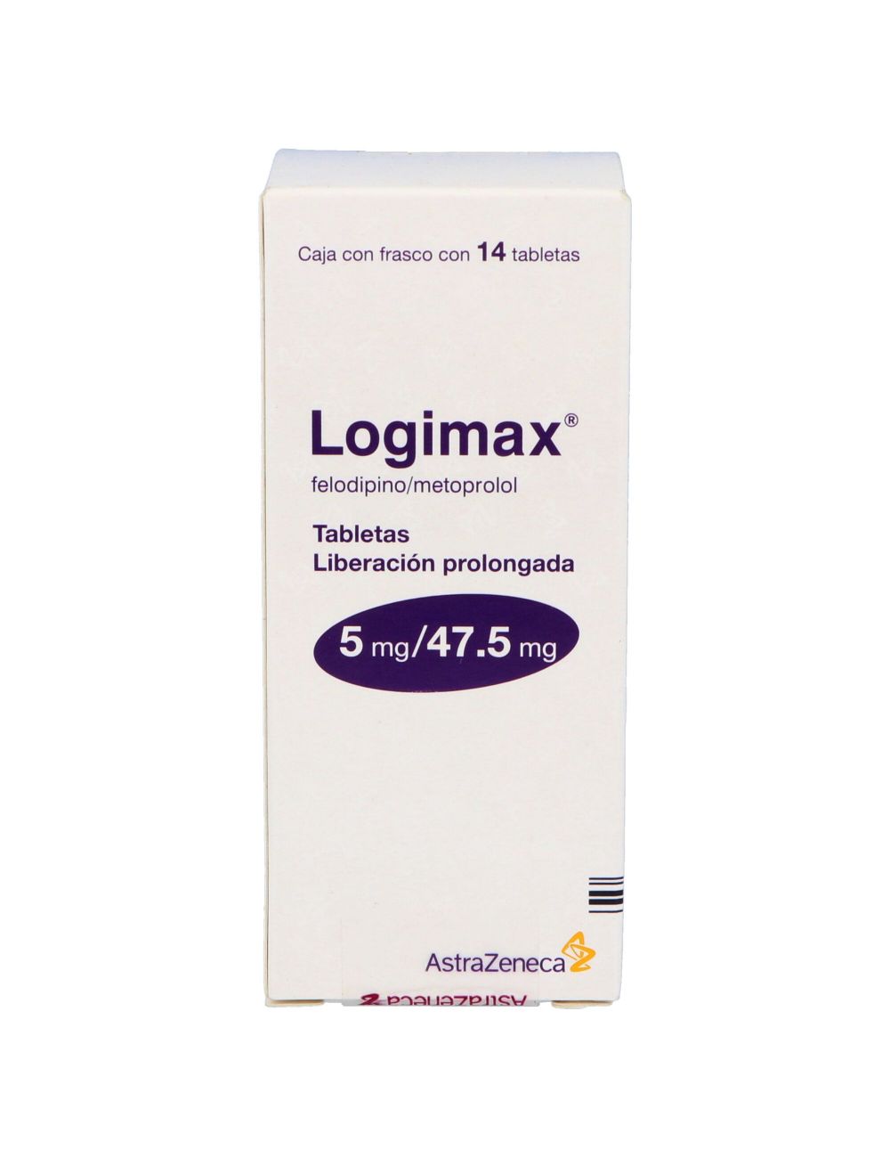 Logimax 5mg / 47.5 mg Caja Con Frasco 14 Tabletas