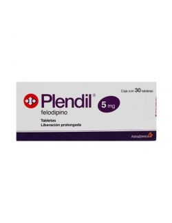 Plendil 5 mg Caja Con 30 Tabletas