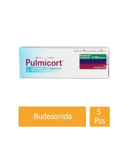 Pulmicort  Suspensión 250 mg / mL Caja Con 5 Ampolletas de 2 mL