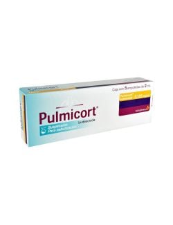 Pulmicort Suspensión Para Nebulizar 0.125 Mg   Ml Caja Con 5 Ampolletas De 2 Ml