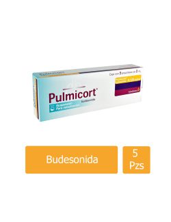 Pulmicort Suspensión Para Nebulizar 0.125 mg / mL Caja Con 5 Ampolletas De 2 mL