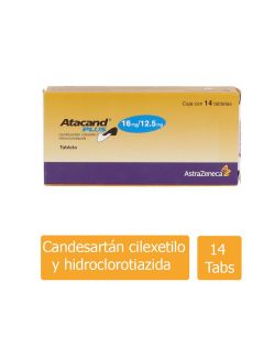 Atacand Plus 16 mg/12.5 mg Caja Con 14 Tabletas
