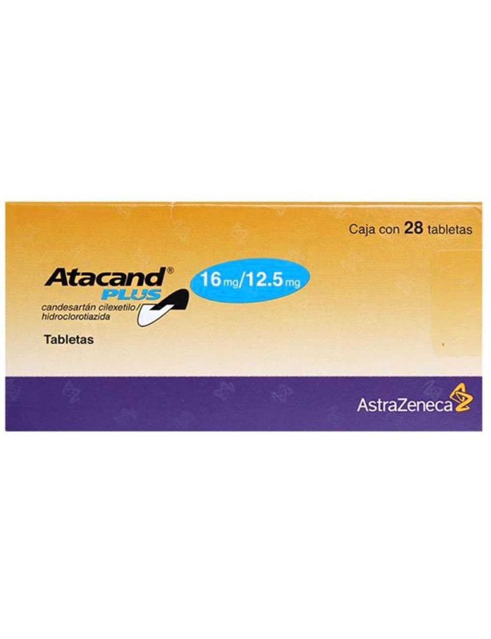 Atacand Plus 16mg/12.5mg Caja Con 28 Tabletas