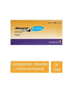 Atacand Plus 16mg/12.5mg Caja Con 28 Tabletas