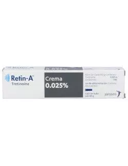 Retin-A Crema 0.025% Caja Con Tubo Con 40g