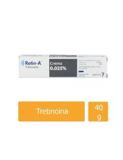 Retin-A Crema 0.025% Caja Con Tubo Con 40g