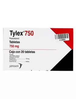 Tylex 750 mg Caja Con 20 Tabletas