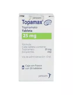 Topamax  25 mg Caja Con Frasco Con 20 Tabletas