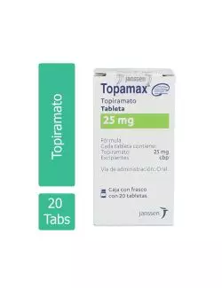 Topamax  25 mg Caja Con Frasco Con 20 Tabletas