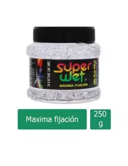 Super Wet Fijador Rosca Transparente Tarro Con 250 g