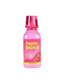 Pepto Bismol Solución Botella Con 236mL Sabor Cereza