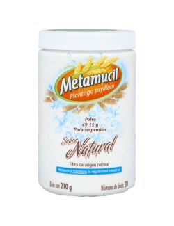 Metamucil Polvo Frasco Con 210 g Sabor Natural