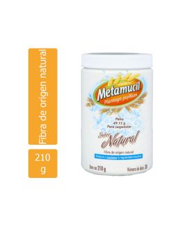 Metamucil Polvo Frasco Con 210 g Sabor Natural