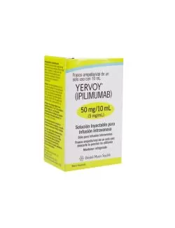 Yervoy 50 mg Caja Con Frasco Ampolla De 10 mL - RX3