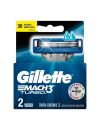 Hoja Gillette Mach 3 Turbo Caja Con 2 Cartuchos