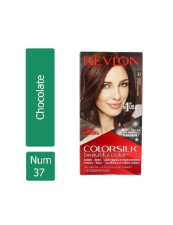 Tinte Revlon Colorsilk Chocolate 37 Caja Con Frasco Con 130 mL