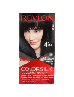 Tinte Revlon Colorsilk Negro 10 Caja Con Frasco Con 130 mL
