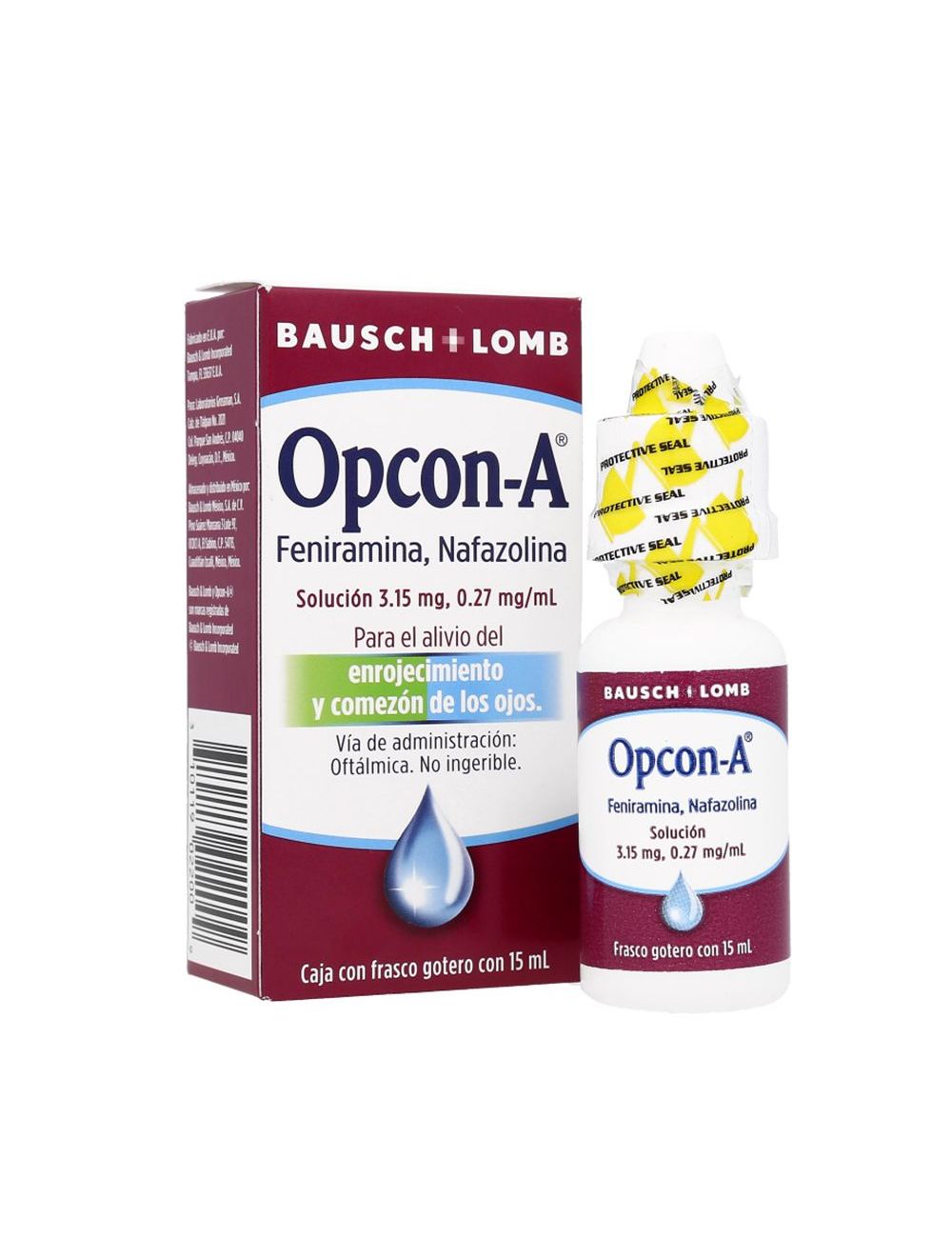 Opcon A Solución Caja Con Frasco Gotero Con 15 mL