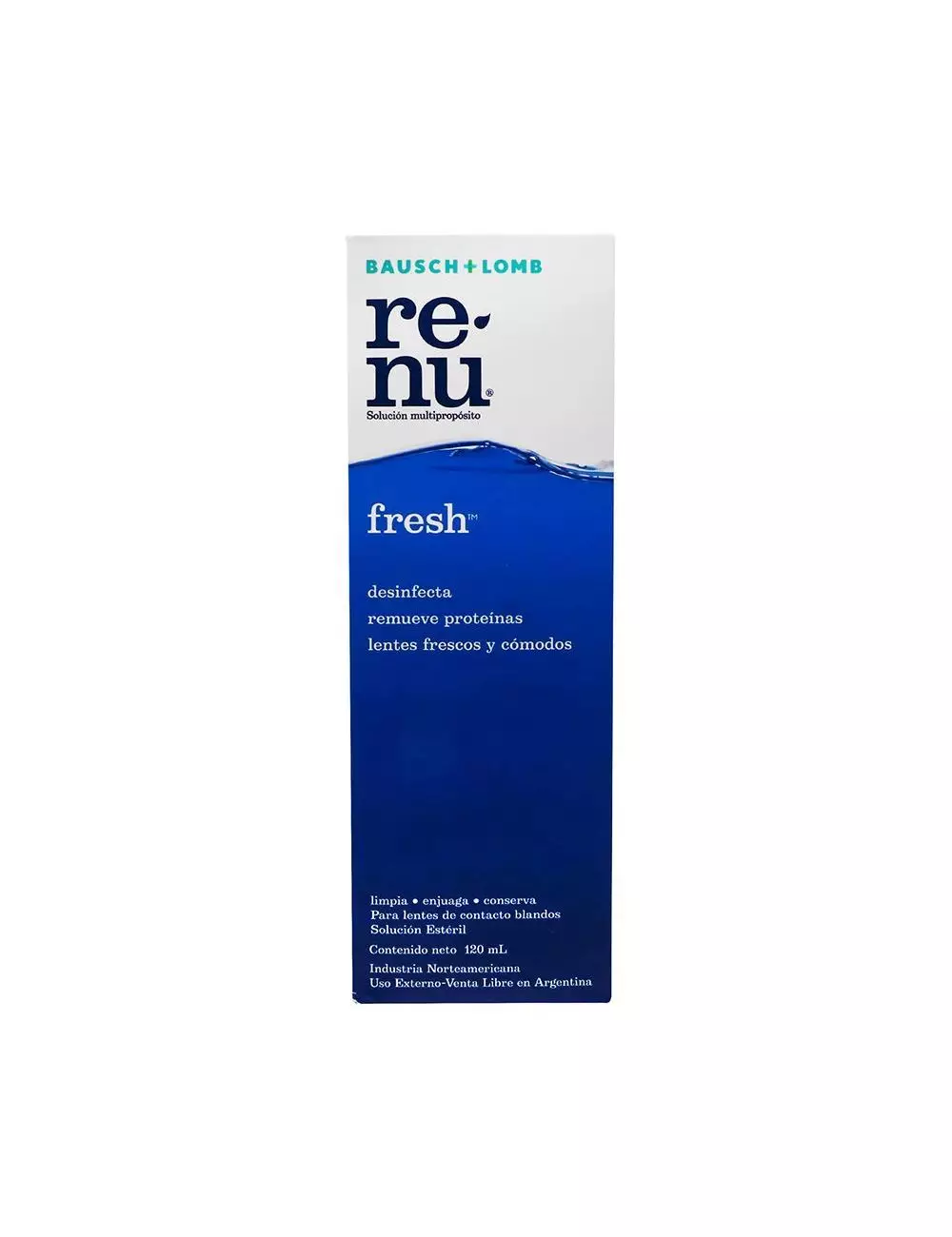 Renu Plus Solución Multipropósito Caja Con Frasco Con 120 mL