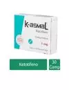K-ASMAL® 1 mg - Caja con 30 comprimidos | Ketotifeno | Laboratorio Silanes