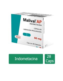 Malival AP 50 mg Caja Con 28 Cápsulas
