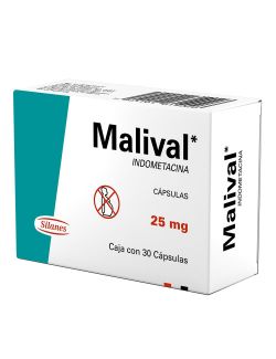 Malival 25 mg Caja Con 30 Cápsulas