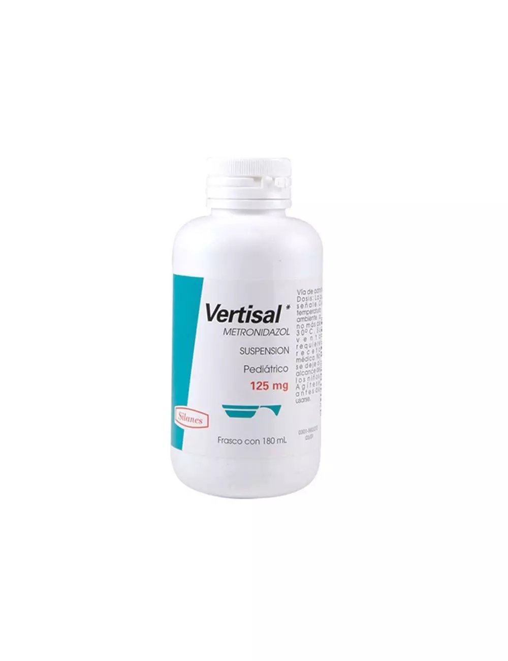 Vertisal 125 mg Suspensión 180 mL