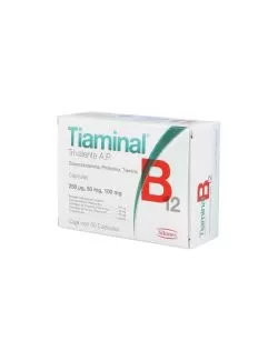Tiaminal B12 Trivalente AP Caja Con 30 Cápsulas