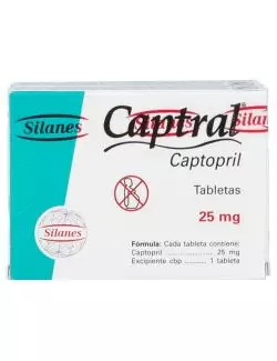 Captral 25 mg Caja Con 30 Tabletas