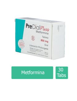PreDial Plus 850 mg Caja Con 30 Tabletas