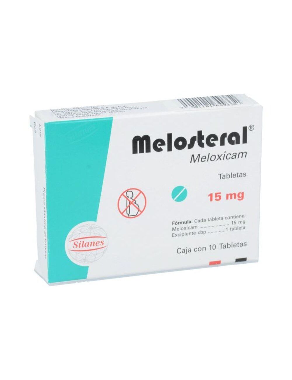 Melosteral 15 mg Caja Con 10 Tabletas